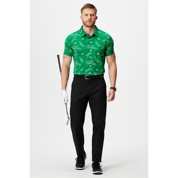 Fabletics The High Side Chino Golf Pants Men’s‎ Size 40x30 Black Classic Fit - Picture 1 of 5